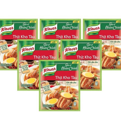 Ảnh của Dây 6 Gói Knorr Gia vị hoàn chỉnh Thịt Kho 28g